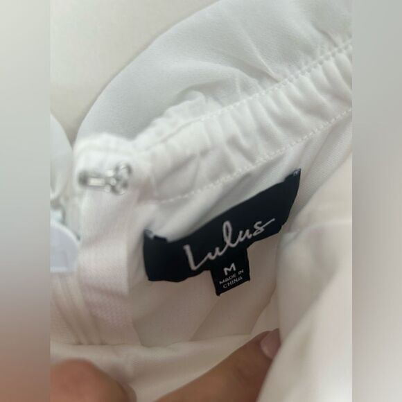 Lulu’s Love and Be Loved Ivory Strapless Maxi Dress Sz M - Picture 10 of 16